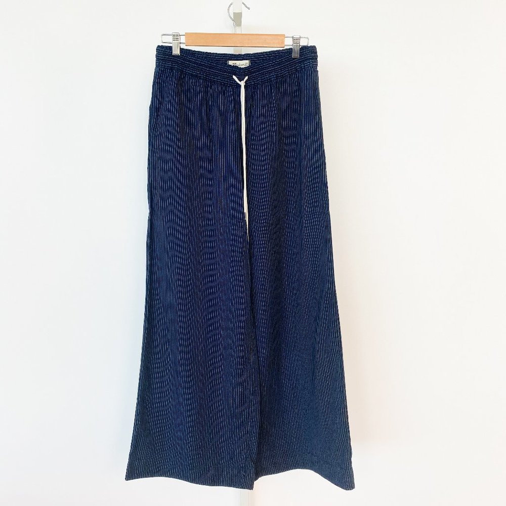 Madewell Indigo Pull-On Pants in Hattie Stripe